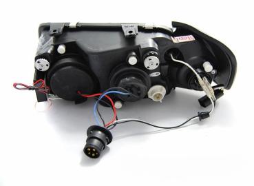 CCFL Angel Eyes Scheinwerfer für Audi A3 (8L) 96-00 schwarz